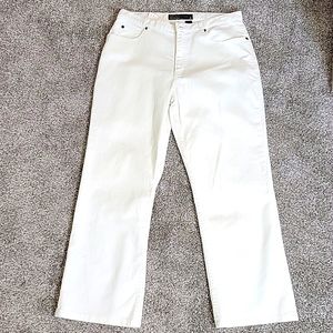 Chico's Denim Women's White Denim Jeans Pants Size 10 (1.5)